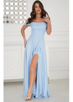 Bicotone 330 długa sukienka błysk błękitna ze sklepu intimiti.pl w kategorii Sukienki - zdjęcie 187890787