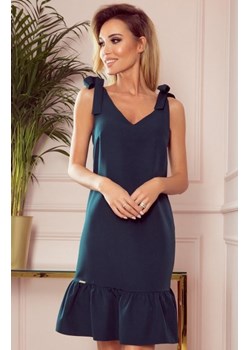 Numoco 306-2 ROSITA sukienka z kokardkami na ramionach i falbanką ze sklepu intimiti.pl w kategorii Sukienki - zdjęcie 187891095