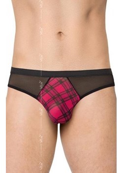 Softline stringi męskie w kratę różową 4524 ze sklepu intimiti.pl w kategorii Majtki męskie - zdjęcie 187891568