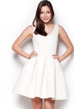 *Figl M344 sukienka ecru ze sklepu intimiti.pl w kategorii Sukienki - zdjęcie 187891848