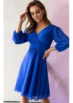 Nifiko Maja szyfonowa sukienka chabrowa ze sklepu intimiti.pl w kategorii Sukienki - zdjęcie 187891917