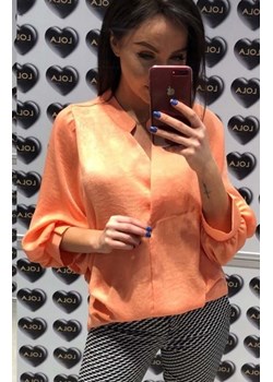 Lola Fashion bluzka oversize pomarańczowa ze sklepu intimiti.pl w kategorii Bluzki damskie - zdjęcie 187892159