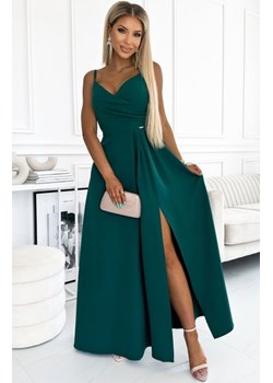 Numoco 299-11 CHIARA elegancka maxi długa suknia na ramiączkach ze sklepu intimiti.pl w kategorii Sukienki - zdjęcie 187892269