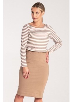 Figl M1057 beżowa sukienka damska ze sklepu intimiti.pl w kategorii Sukienki - zdjęcie 187892309