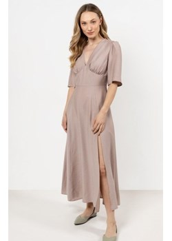 Awama A715 rozkloszowana sukienka midi kaszmirowa ze sklepu intimiti.pl w kategorii Sukienki - zdjęcie 187892397