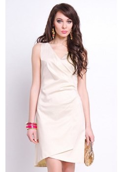 Vera Fashion Kamila sukienka beżowa ze sklepu intimiti.pl w kategorii Sukienki - zdjęcie 187892685