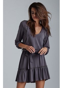 Ivon Roksana sukienka grafitowa ze sklepu intimiti.pl w kategorii Sukienki - zdjęcie 187892859
