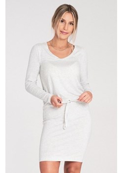 Figl M1049 jasny szary sukienka damska ze sklepu intimiti.pl w kategorii Sukienki - zdjęcie 187892936