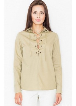 Figl M494 koszula oliwkowa ze sklepu intimiti.pl w kategorii Bluzki damskie - zdjęcie 187892947