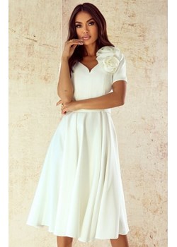 Elizabeth Rubi sukienka midi ecru ze sklepu intimiti.pl w kategorii Sukienki - zdjęcie 187892956