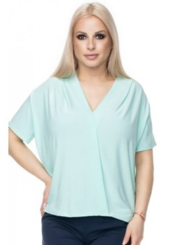 Zwiewna bluzka damska miętowa 0107 ze sklepu intimiti.pl w kategorii Bluzki damskie - zdjęcie 187893037
