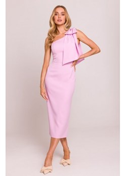 Moe sukienka na jedno ramię cukierkowy róż M847 ze sklepu intimiti.pl w kategorii Sukienki - zdjęcie 187893075