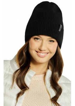 Kamea Malibu kaszmirowa czapka damska czarna ze sklepu intimiti.pl w kategorii Czapki zimowe damskie - zdjęcie 187893365
