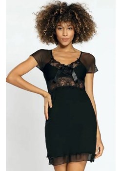 Dkaren Paulina koszulka czarna ze sklepu intimiti.pl w kategorii Koszule nocne - zdjęcie 187893706