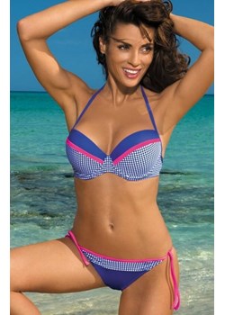 Marko Kostium kąpielowy Wendy Oltremare M-293 chabrowo-różowy (69) ze sklepu intimiti.pl w kategorii Stroje kąpielowe - zdjęcie 187893806