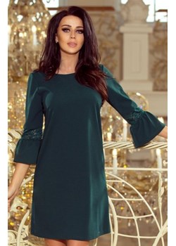 Numoco 190-7 sukienka butelkowa zieleń ze sklepu intimiti.pl w kategorii Sukienki - zdjęcie 187893959