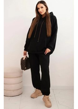 Komplet dresowy damski ocieplany czarny ze sklepu intimiti.pl w kategorii Dresy damskie - zdjęcie 187894046