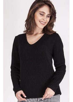 MKMSwetry Sweter Victoria SWE 123 Czarny ze sklepu intimiti.pl w kategorii Swetry damskie - zdjęcie 187894179