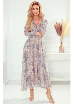 Numoco 378-2 szyfonowa sukienka midi ze sklepu intimiti.pl w kategorii Sukienki - zdjęcie 187894259