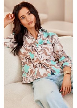 Anvien koszula damska w roślinny print 02F ze sklepu intimiti.pl w kategorii Koszule damskie - zdjęcie 187894456