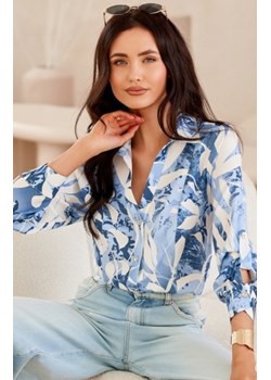 Anvien koszula damska w roślinny print 06F ze sklepu intimiti.pl w kategorii Koszule damskie - zdjęcie 187894806
