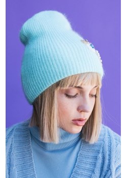 Art of polo Lodowy Rożek jasnoniebieski czapka damska ze sklepu intimiti.pl w kategorii Czapki zimowe damskie - zdjęcie 187894918