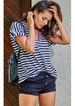 Bawełniane krótkie spodenki M208 czarne ze sklepu intimiti.pl w kategorii Spodnie damskie - zdjęcie 187895169