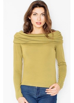 Figl M469 bluzka oliwkowa ze sklepu intimiti.pl w kategorii Bluzki damskie - zdjęcie 187895206