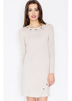Figl M455 sukienka beżowa ze sklepu intimiti.pl w kategorii Sukienki - zdjęcie 187895256