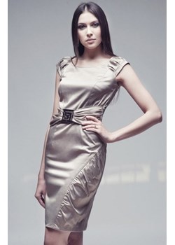 Vera Fashion Bianka sukienka cappucino ze sklepu intimiti.pl w kategorii Sukienki - zdjęcie 187895289