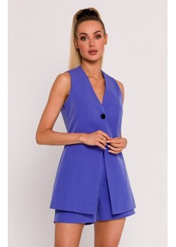 Moe kamizelka na jeden guzik fioletowa M776 ze sklepu intimiti.pl w kategorii Marynarki damskie - zdjęcie 187895769
