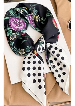 Kamea apaszka damska czarna w kwiaty ze sklepu intimiti.pl w kategorii Szaliki i chusty damskie - zdjęcie 187895845