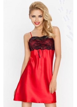 Dkaren Ismena koszulka czerwona ze sklepu intimiti.pl w kategorii Koszule nocne - zdjęcie 187896217