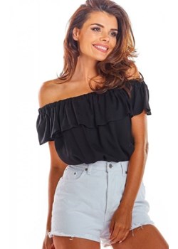 Bluzka hiszpanka czarna A288 ze sklepu intimiti.pl w kategorii Bluzki damskie - zdjęcie 187896388