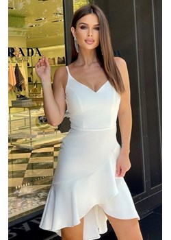 Elegancka sukienka z falbaną 238-04 ze sklepu intimiti.pl w kategorii Sukienki - zdjęcie 187896557