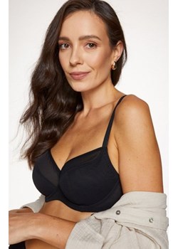 Gorteks biustonosz półusztywniany czarny Rene B3 ze sklepu intimiti.pl w kategorii Biustonosze - zdjęcie 187896887