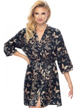 Irall satynowy peniuar w motyle Soraya ze sklepu intimiti.pl w kategorii Szlafroki damskie - zdjęcie 187897539