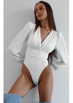 Białe body damskie ze sklepu intimiti.pl w kategorii Body damskie - zdjęcie 187897725