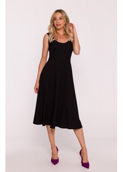 Stylove S424 sukienka rozkloszowana czarna ze sklepu intimiti.pl w kategorii Sukienki - zdjęcie 187898037