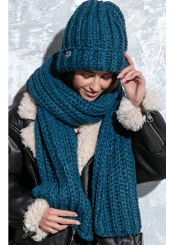 Fobya F1537 długi szal o grubym splocie alpaka ze sklepu intimiti.pl w kategorii Szaliki i chusty damskie - zdjęcie 187898079