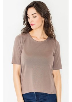 Figl M436 bluzka brązowa ze sklepu intimiti.pl w kategorii Bluzki damskie - zdjęcie 187898306