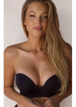 Kinga BC-1167 Expert Bra biustonosz bardotka czarna ze sklepu intimiti.pl w kategorii Biustonosze - zdjęcie 187898316
