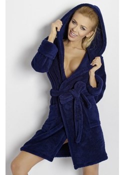 Dkaren Diana szlafrok granatowy ze sklepu intimiti.pl w kategorii Szlafroki damskie - zdjęcie 187898346