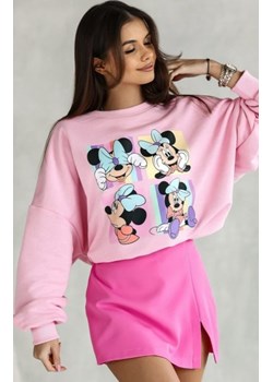 Oversizowa bluza damska Myszki kwadraty ze sklepu intimiti.pl w kategorii Bluzy damskie - zdjęcie 187898926