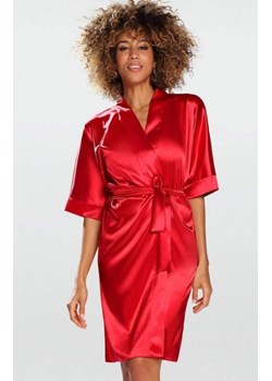 Dkaren satynowy szlafrok damski red ze sklepu intimiti.pl w kategorii Szlafroki damskie - zdjęcie 187899066