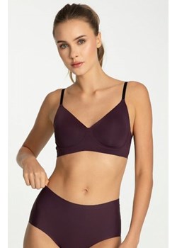 Julimex Simple T-Shirt Bra Dark Plum biustonosz damski ze sklepu intimiti.pl w kategorii Biustonosze - zdjęcie 187899075