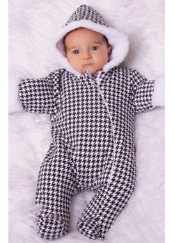 Ocieplany kombinezon zimowy czarno-biały ze sklepu intimiti.pl w kategorii Pajacyki - zdjęcie 187899129