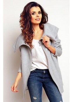 Infinite You M088 płaszcz szary ze sklepu intimiti.pl w kategorii Płaszcze damskie - zdjęcie 187899455