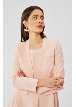 Stylove S368 krótka marynarka bez zapięcia pudrowa ze sklepu intimiti.pl w kategorii Marynarki damskie - zdjęcie 187899556