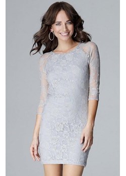 Lenitif L017 sukienka koronkowa szara ze sklepu intimiti.pl w kategorii Sukienki - zdjęcie 187899669
